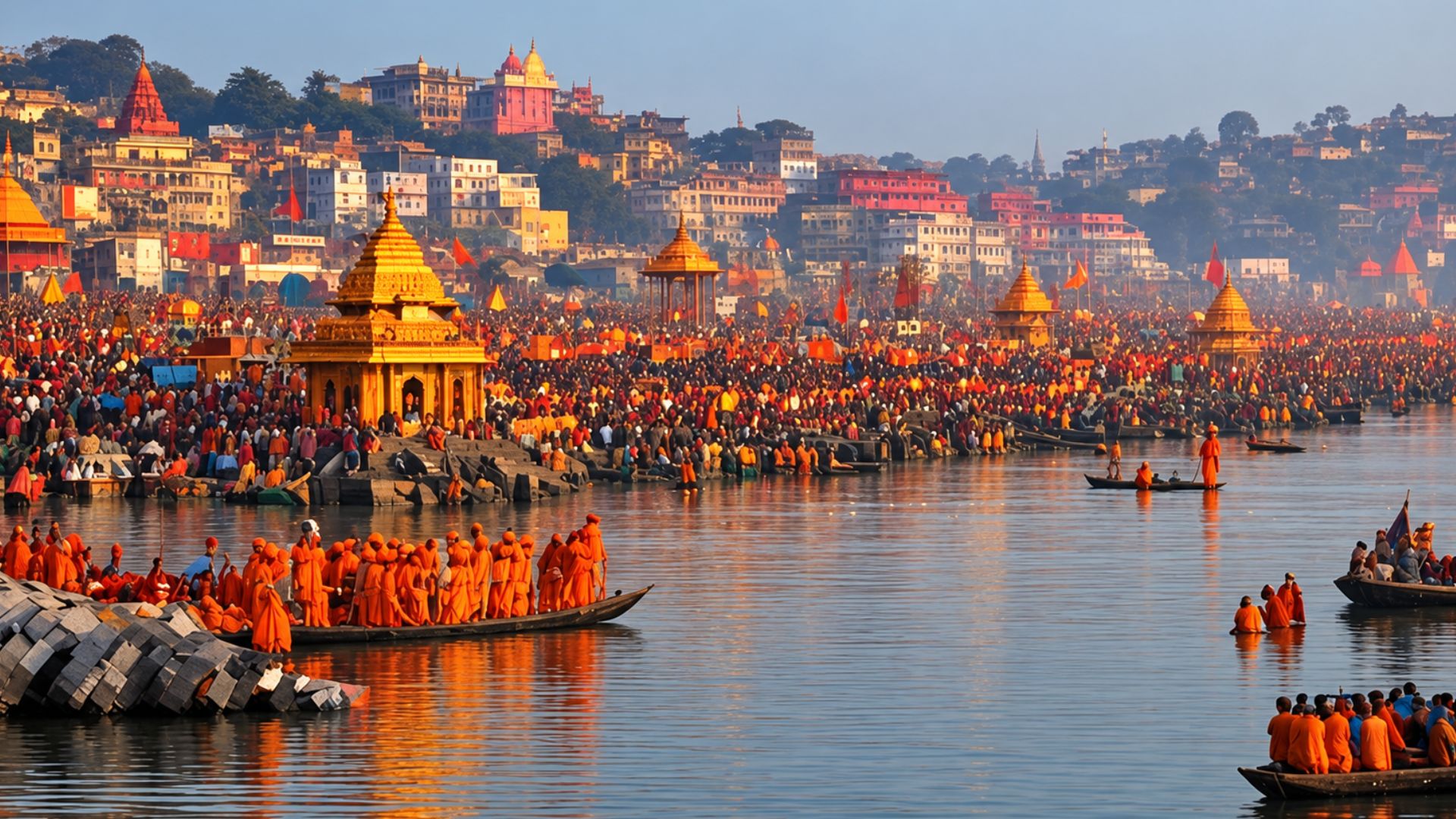 Swiss luxury tents for the Kumbh Mela