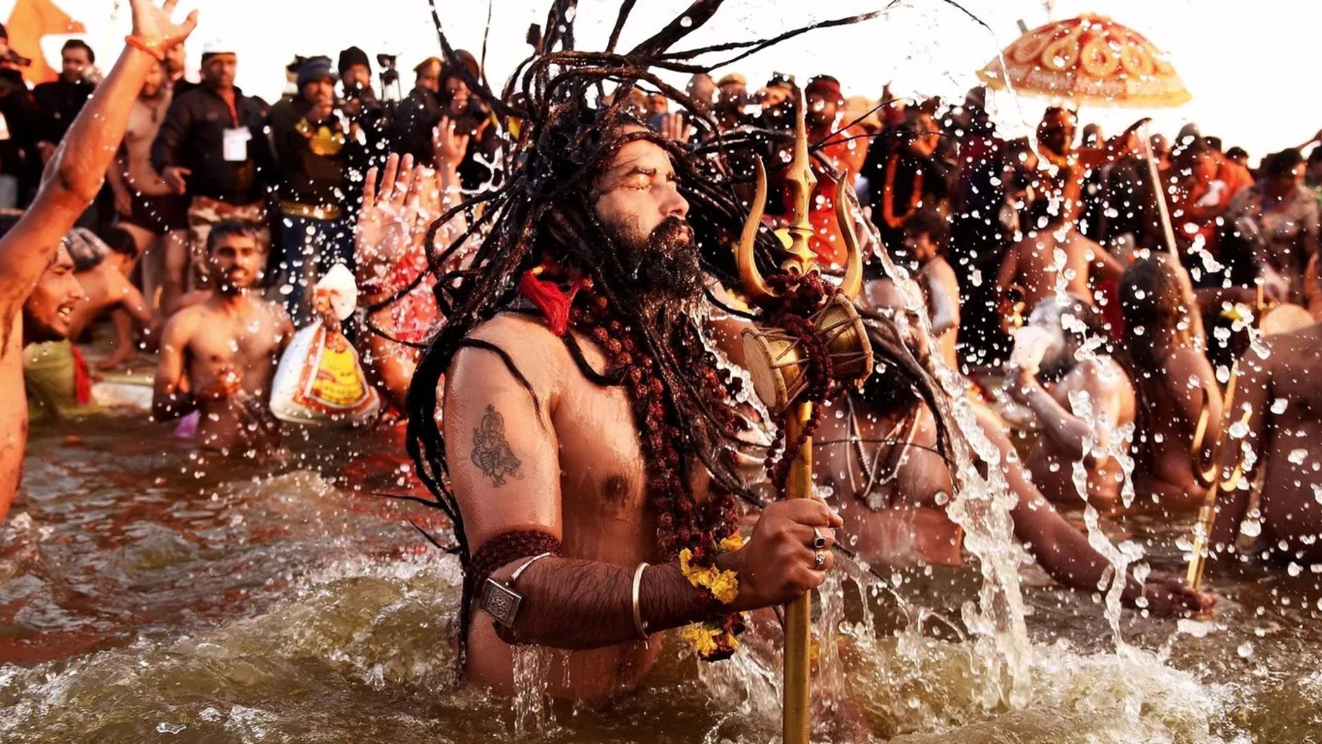 Luxury tent stay at the Kumbh Mela