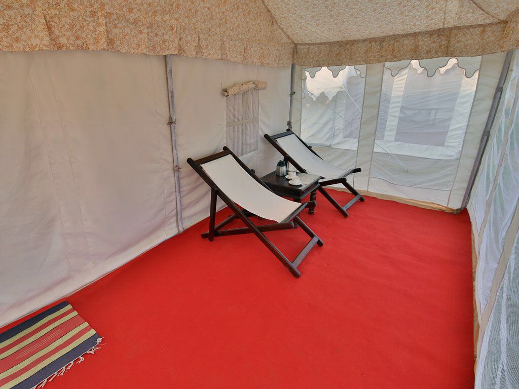 Luxury tent accommodation